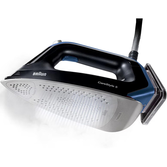 Парова прасувальна станція Braun CareStyle 5 IS 5145 WH - парова праска з підошвою FreeGlide 3D та функцією Eco, 2400 Вт, паровий