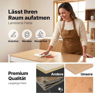 Стелаж, стелаж для підвалу, стелаж для зберігання речей, побутовий стелаж, кухонний стелаж, гаражний стелаж, 40 x 90 x 180 см, стелаж з полицями з ламінованого МДФ, регульовані полиці, білий (полиця-Ш) 90*40*180 см