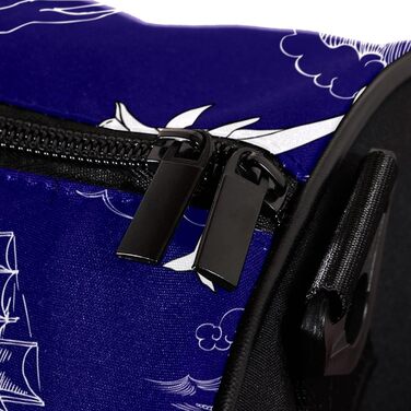 Сумка-мішок для подорожей, спорту та йоги з морським малюнком (човен, вітрильник), компактна спортивна сумка для фітнесу, ручна поклажа