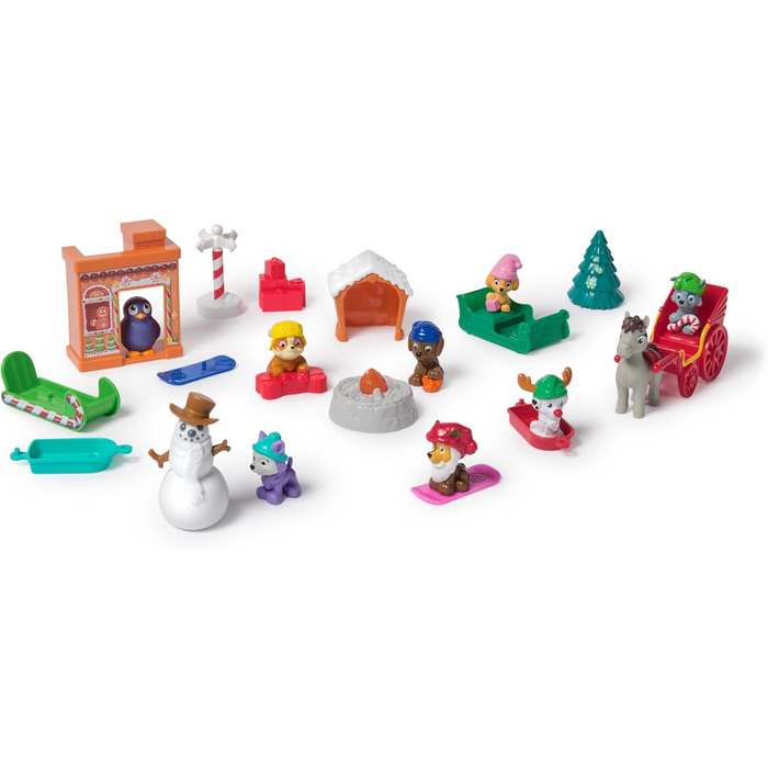 Адвент-календар PAW Patrol 2024, 7 фігурок та аксессуари