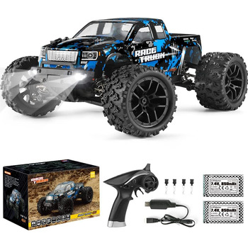 Пульт дистанційного керування автомобілем 1/18 4WD Monster Truck 36 км/год Швидка швидкість Водонепроникний 2,4 ГГц RC позашляховий електричний транспортний засіб RTR з акумулятором 7,4 В для дітей та дорослих