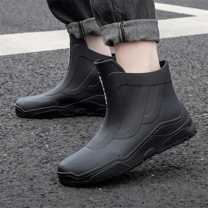 Гумові чоботи для чоловіків та жінок, водне взуття, пари, відповідні верхи, гумове взуття, повсякденне, модне, для активного відпочинку, роботи, риболовлі, миття автомобіля, кухні, не бахіли, гумові чоботи, зимові чоботи, модне взуття