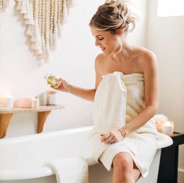 Органічний набір рушників для ванни, товсті, ультрам'які та поглинаючі рушники з турецької бавовни, безкомпромісна якість/довговіч