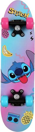 Дерев&39яний скейтборд Disney Stitch, 61 см, нековзний, легкий та стійкий, 20-50 кг