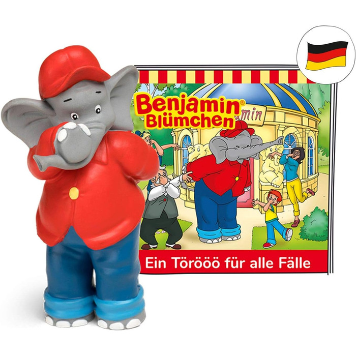 Аудіофігурки для Toniebox радіоп'єса Benjamin BLMCHEN - EIN Tr fr alle Flle figure - 18 захоплюючих історій - бл. 61 хв - від 3 років - НІМЕЦЬКА