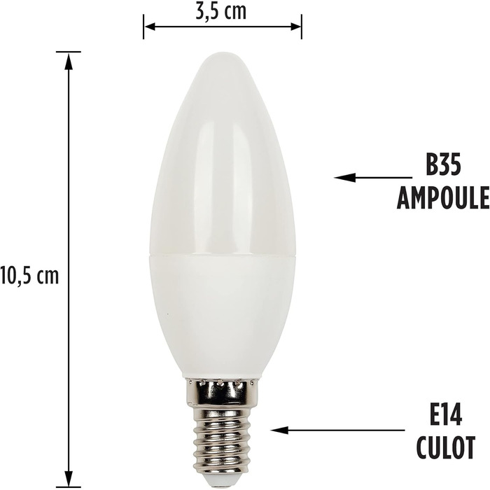 Світлодіодне освітлення Westinghouse 6 Вт Тип E14 Base 3713040