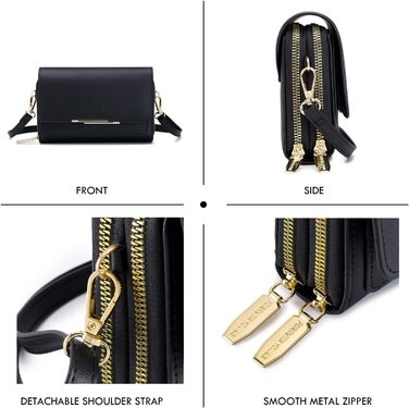 Маленька сумка через плече для мобільного телефону Roulens, жіноча маленька сумка через плече, сумка через плече з PU-шкіри, сумка