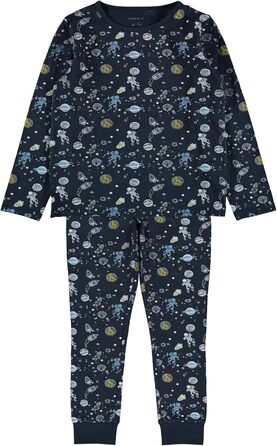 Комплект піжам для хлопчика NAME IT, принт 134-140, темно-сапфіровий