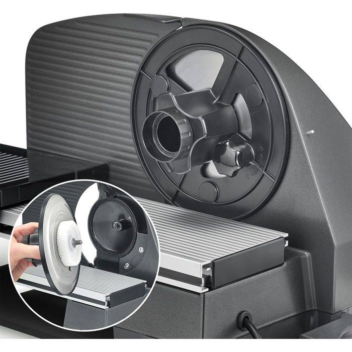 Слайсер для їжі Graef Master M95, залізна слюда сіра M95EU