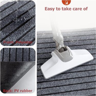 Протиковзкі килимки для сходів, що миються, для використання всередині та зовні приміщень, водонепроникні гумові килимки для сходів, протиковзкі накладки на килимки для сходів (4 шт.), протиковзкий килимок для дітей, людей похилого віку та собак (колір че