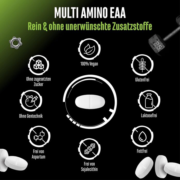 Амінокислотний комплекс Multi Amino-EAA, 500 таблеток