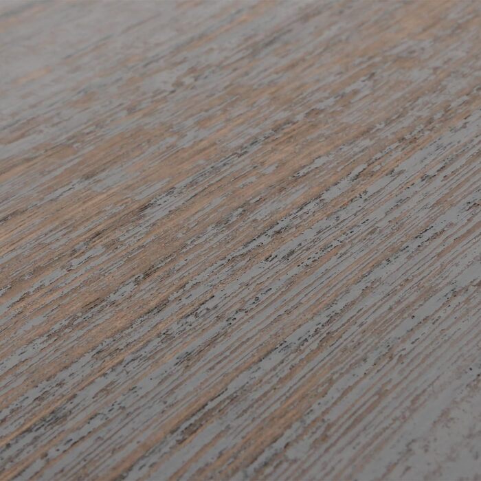 Настінна полиця Mendler HWC-H37, плаваюча полиця настінна полиця підвісна полиця, шухляда з масиву дерева 8x80x25см - сіра, пошарп