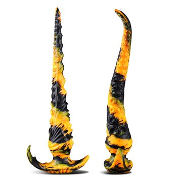 Щупальце-фалоімітатор 34,5 см завдовжки чужорідний монстр фентезійний фалоімітатор тварина дракон щупальце силіконовий анальний плагін XXL фалоімітатор хвіст анальний секс-іграшка для жінок чоловіків пари анальні фалоімітатори секс-іграшки