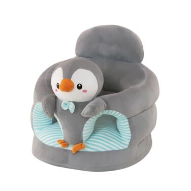 Дитяче крісло, крісло для сидіння, мультяшні тварини, плюшеве крісло-диван, малюк, дитина, навчання сидіти на дивані, гра, міцний, потовщене сидіння дивана в мультяшному дизайні (12)