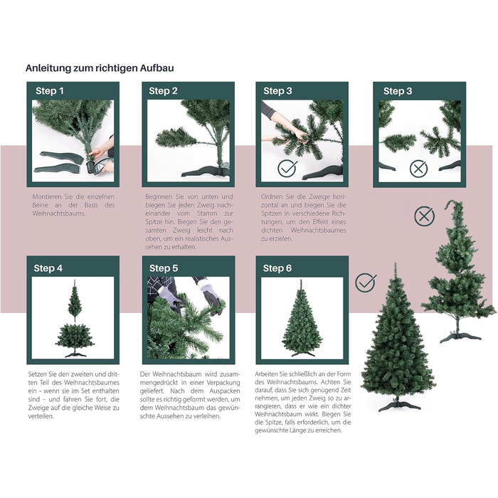 Штучна ялинка 220 см DecoKing