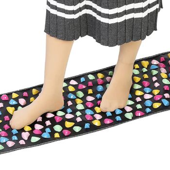 Масажний килимок для ніг Reflexology Stone Foot Stone Mat Знеболюючі ноги для парафінових ванн Health Care 70.9 X 13.8 дюймів