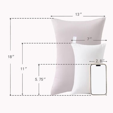 Бавовняна подушка MEILA для немовлят, 33 x 45 см, для сну та подорожей, можна прати в машині, дитяча подушка, ідеально підходить д