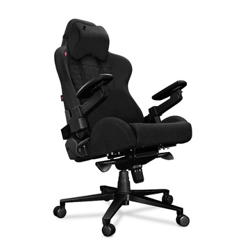 Офісне крісло 2050 шт. Ігрове крісло Чорне - Ігрове крісло з подушкою з піни з ефектом пам&39яті з велюру - Тканина геймерського крісла з підлокітниками X-Cross - Ігрове крісло з безшумними гумовими колесами - Комп&39ютерне крісло 150 кг Чорна тканина під