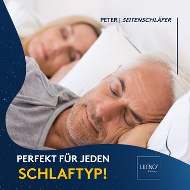 Подушка LILENO HOME 80x80 (комплект з 2 шт.) Можна прати при 95C, Oeko-Tex та зроблено в Німеччині Регульована подушка 80x80 для райського сну Подушка 80x80 см з приємним запахом Комплект з 2 шт.