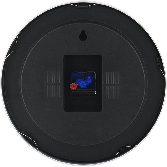 Настінний годинник NeXtime Designer 3998 Station, класичний вокзальний стиль у міні-форматі (19 см), алюмінієвий корпус, білий циферблат, Ø 19 см