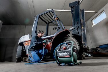 Акумуляторний компресор Metabo Power 160-5 18 LTX BL 18V - коробка - 601521850