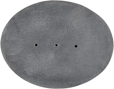 Мильниця ручної роботи з індійського каменю, сіра, аксесуар для ванної кімнати для умивальника, ванни або душу, 12 х 10 см