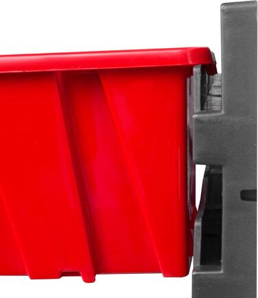 Стелажі для майстерні зі складськими коробками 117 x 78 см 66 коробок Настінна полиця зі штабелюваними коробками - Стінові панелі Надміцна полиця для контейнерів Інструменто-панелі з перфорованою дошкою Полиця для зберігання Полиця для гаража (3)