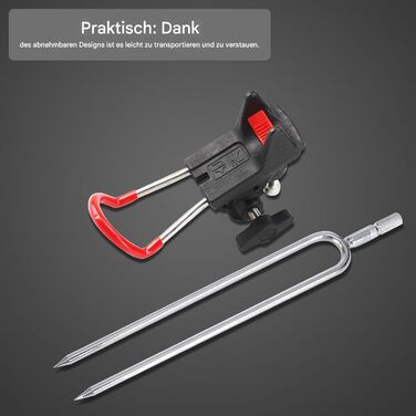 Тримач для вудки Leeko, тримач для вудки 2 шт. и з нержавіючої сталі універсальна підставка для вудки 360 регульований тримач для вудки риболовецькі аксесуари підлоговий портативний та знімний наземний