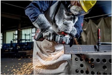 Акумуляторна кутова шліфувальна машина Metabo WB 18 LTX BL 15-125 Quick (18 В, вкл. 2 акумулятора 5,5 Ач, з Metabox 165, діам. кру