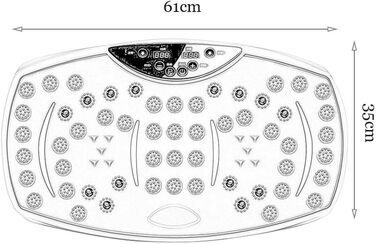 Пристрій для вібротренування JDSHFEN Вібраційна дошка Powerboard Високошвидкісна домашня гімнастика Повна тренувальна консоль/РК-екран і пульт дистанційного керування з 3D-технологією Ефективне домашнє тренування