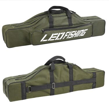 Портативна сумка для риболовлі, сумка для вудки, складна сумка для вудки 80 см, водонепроникна сумка для вудки, сумка для риболовлі на відкритому повітрі, сумка для котушок, сумка для зберігання рибальських снастей, дорожня сумка для риболовлі, органайзер