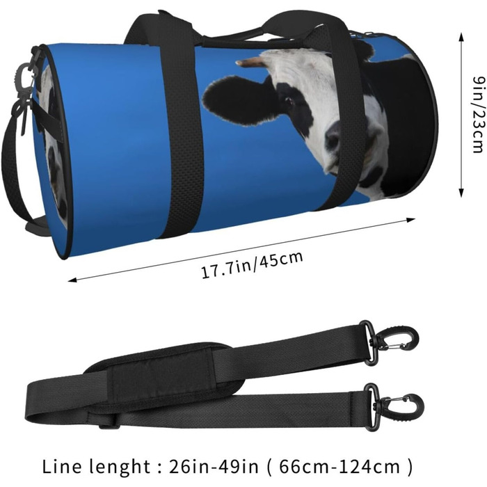 Спортивна сумка, дорожня сумка, сумка для подорожей, з принтом Веселка, сумка на нічліг, чорна, універсальний розмір