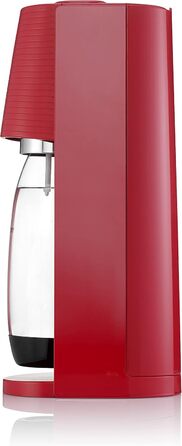 Бестселер машин для блискучої води SodaStream Terra Упаковка 1 пляшка 1 л 1 газова заправка 60 л для затиску Червоний
