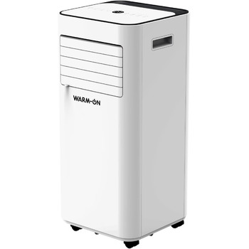 Мобільний кондиціонер WARMON AC20N білий 7000 BTU / 2 кВт (Макс. розмір приміщення 25 м) Кондиціонер 3-в-1 з дистанційним керуванням осушення, циркуляція повітря, функція обігріву, таймер і комплект вікон, 65 дБ(A)