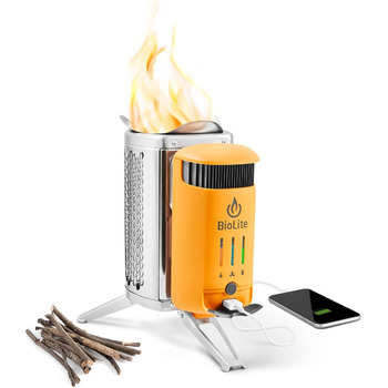Дров'яна піч Biolite CampStove 2 та зарядний пристрій USB