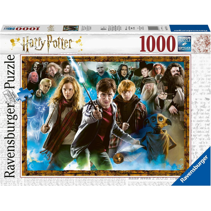 Пазл Ravensburger 15171 - Учень чаклуна Гаррі Поттер - 1000 елементів Пазл Гаррі Поттер для дорослих і дітей від 14 років
