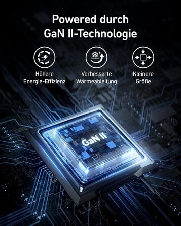 Компактний адаптер живлення USB-C для MacBook Pro, iPad Pro, Steam Deck, Galaxy S20, Dell XPS 13, Note 20/10, iPhone 15, Pixel Bla