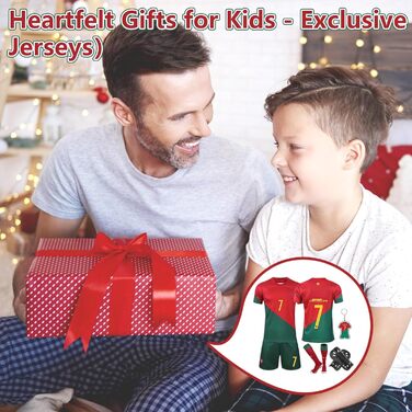 Дитяча футбольна майка, футбольні майки, футбольна футболка, шорти, комплект дитячої футбольної майки з щитками для гомілок, шкарпетками та брелоком для хлопчиків, червоний, 6-7 років