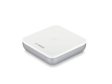 Датчик протікання води Bosch Smart Home з функцією швидкого виклику допомоги в додатку, протиковзкий, вузький та компактний