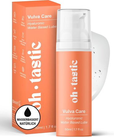 Натуральний зволожувальний лубрикант ohtastic з гіалуроном для жінок, 50 мл