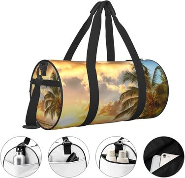 Велика дорожня сумка Гавайський захід сонця Легка та міцна Ідеальний подарунок для походів, відпусток, ділових поїздок та іншого