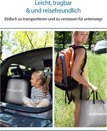 Самонадувальний надувний матрац, надувне ліжко для 1 особи, герметичне самонадувальне надувне ліжко з вбудованим насосом за 2 хвилини, надувний матрац для дому та гостьового ліжка 190x99x46 см, одномісний