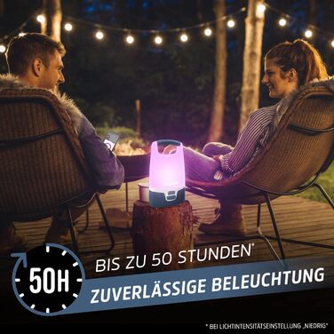 Ліхтар для кемпінгу Energizer SMART, акумуляторний, 1200 люмен, водонепроникний IPX4, освітлення на 360 градусів, кемпінговий ліхтар, включаючи зарядний кабель