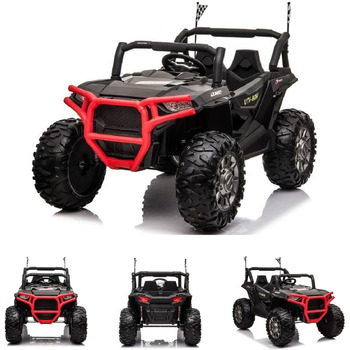 Дитячий транспортний засіб - електромобіль Buggy 999 - акумулятор 12V10AH, 4 двигуни - 2,4Ghz, повнопривідний 2 місця шкіряне сиді