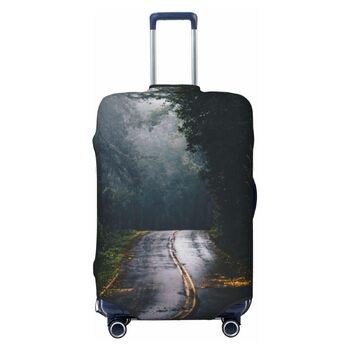 Чохол для валізи Міський пейзаж BAFAFA, еластичний захист від подряпин та пилу, чорний, розмір 80