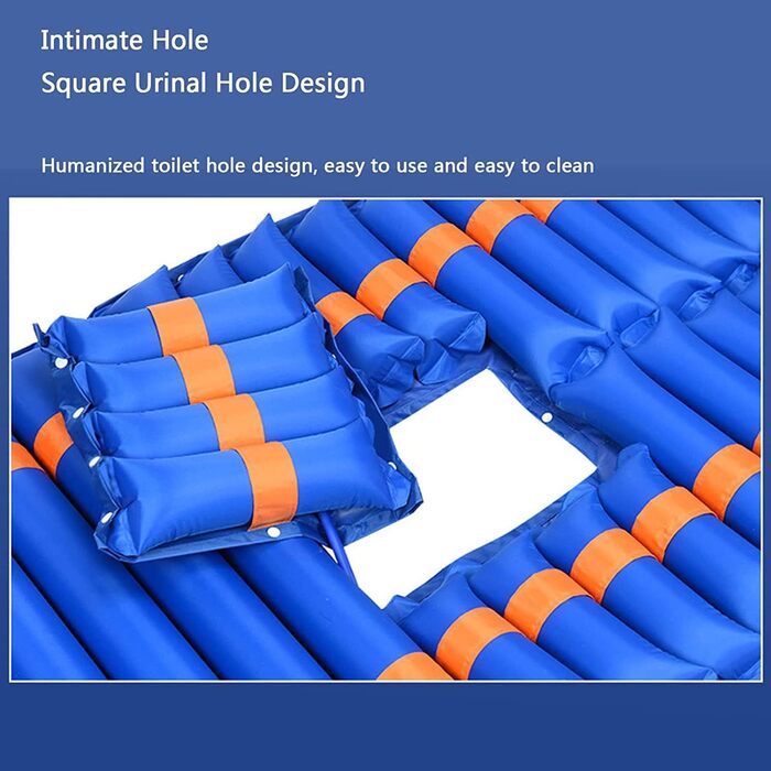 Протипролежневий матрац FOOJO, матрац зі змінним тиском, функцією підйому та перекидання вліво/вправо, медичний надувний матрац для профілактики пролежнів та виразок під час декубіту