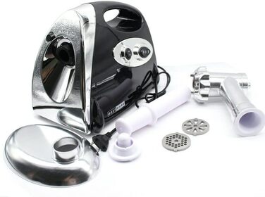 М'ясорубка для ковбас - 2800 Вт Електрична ковбасна машина з металевою шестернею Високоефективна м'ясорубка з нержавіючої сталі з