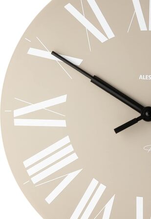 Настінний годинник Alessi Firenze, ABS-пластик, кварцовий механізм, сірий