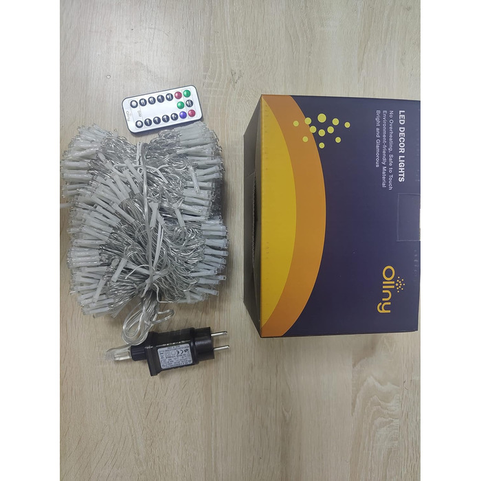 Казкові вогні на відкритому повітрі 80M 800LED, потужність казкових вогнів 8 режимів з таймером дистанційного керування, казкові в