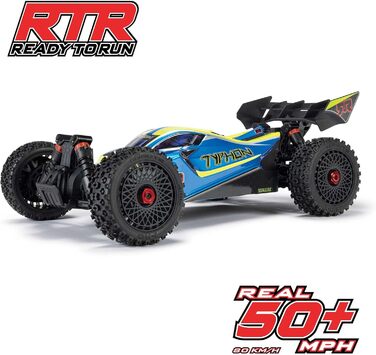 Безколекторний Баггі, Синій, 1/8 Typhon 223S DSC 4WD RTR